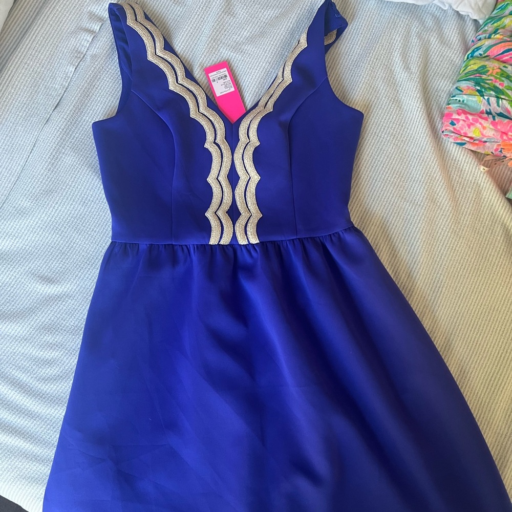 Lilly Pulitzer royal purple dress
